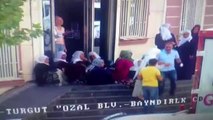 HDP'lilerin oturma eylemi yapan anneye saldırısı güvenlik kamerasında