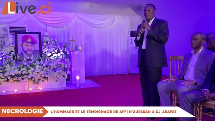 L’hommage et le témoignage de Affi Nguessan à Dj Arafat