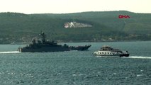 ÇANAKKALE Rus savaş gemisi 'Azov' Çanakkale Boğazı'ndan geçti