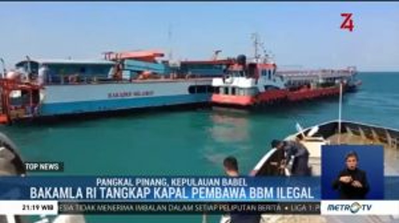 Bakamla RI Tangkap Kapal Pembawa BBM Ilegal di Kepulauan Babel