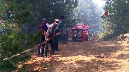 Kütahya'daki orman yangını kontrol altına alındı