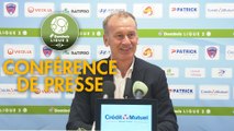 Conférence de presse Clermont Foot - AJ Auxerre (1-1) : Pascal GASTIEN (CF63) - Jean-Marc FURLAN (AJA) - 2019/2020