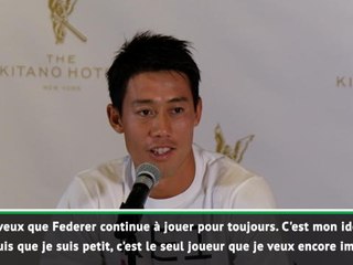 US Open - Nishikori : "Federer, c'est mon idole"