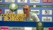Conférence de presse ESTAC Troyes - RC Lens (2-0) : Laurent BATLLES (ESTAC) - Philippe  MONTANIER (RCL) - 2019/2020