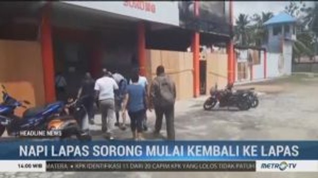 306 Napi Lapas Sorong Sudah Kembali