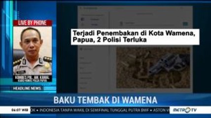 Baku Tembak di Wamena, 2 Polisi Terluka