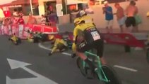 Ciclismo - La Vuelta 2019 - Jumbo-Visma Crash on TTT