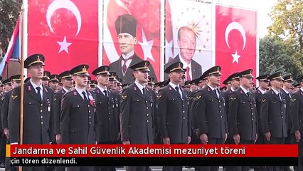Jandarma ve Sahil Güvenlik Akademisi mezuniyet töreni