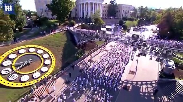 President Volodymyr Zelensky celebrates Ukrainian Independence Day