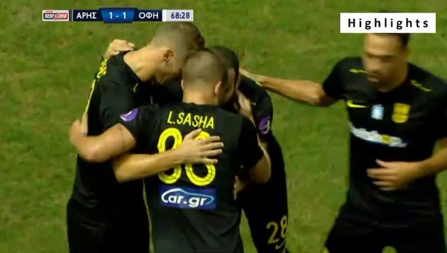 Aris 1-1 OFI - All Goals 24.08.2019