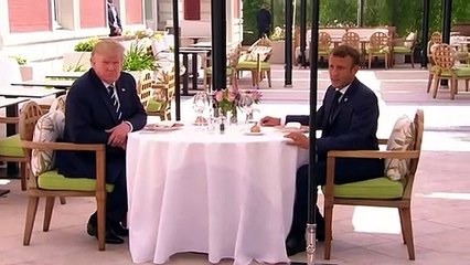 Trump y Macron encuentran "puntos de convergencia" sobre Amazonía, Irán y comercio