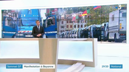 Sommet du G7 : manifestation à Bayonne