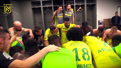Amiens SC - FC Nantes : la joie du vestiaire