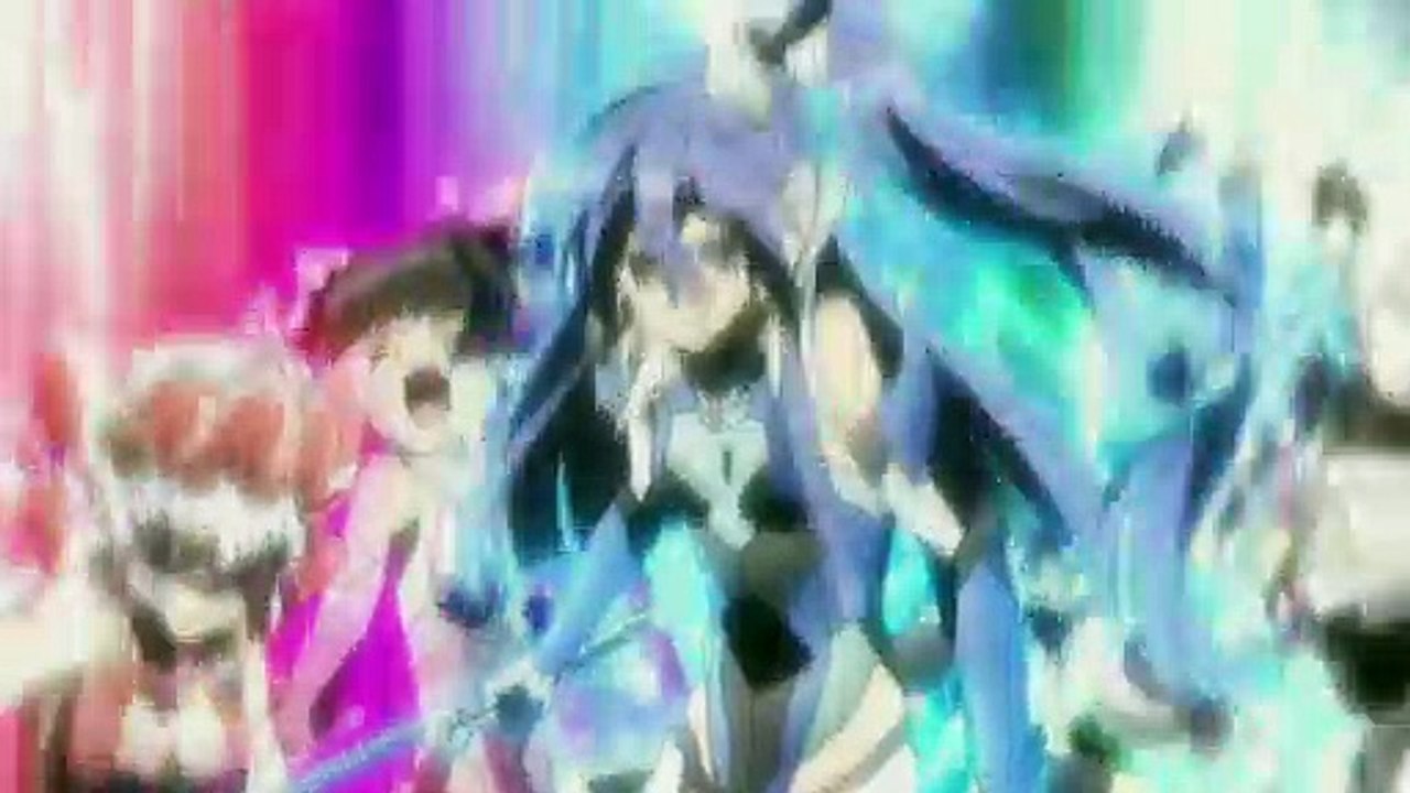 Symphogear XV 08 SuperB Song and Vambrace of Shem-Ha absorbs Miku