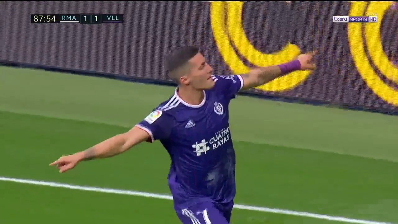 Real Madrid 1-1 Real Valladolid: GOAL - Guardiola