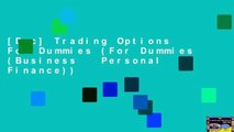 [Doc] Trading Options For Dummies (For Dummies (Business   Personal Finance))