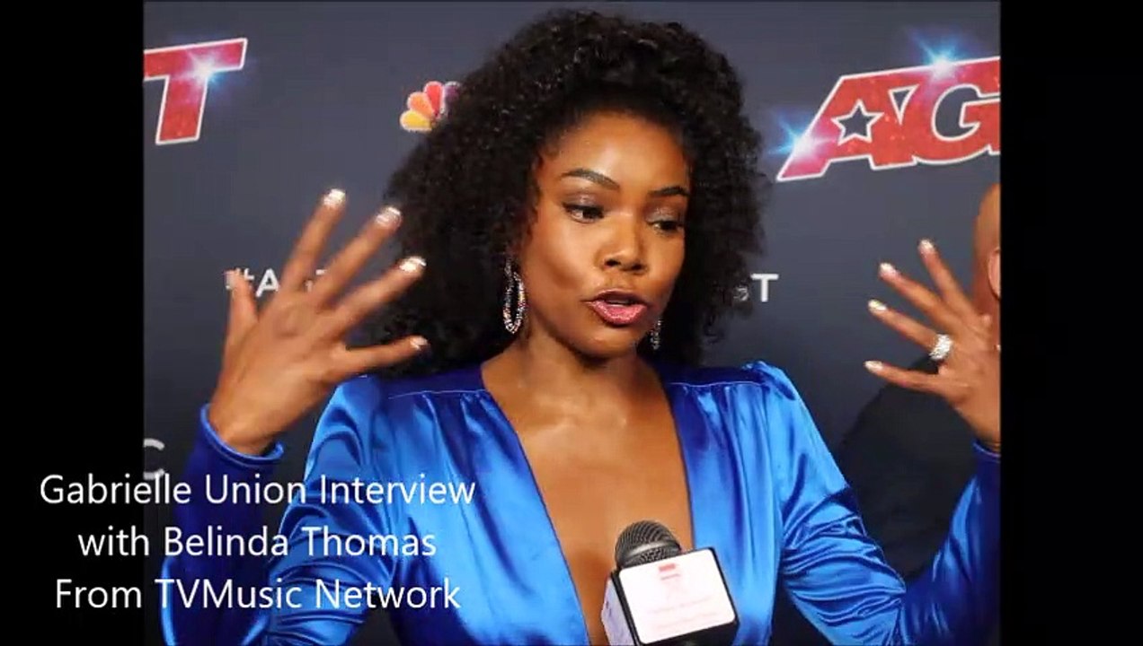 Gabrielle Union Interview at AGT 14