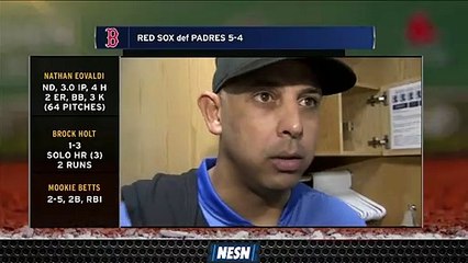 Manager Alex Cora Praises Brock Holt After Clutch Game-Winning Home Run