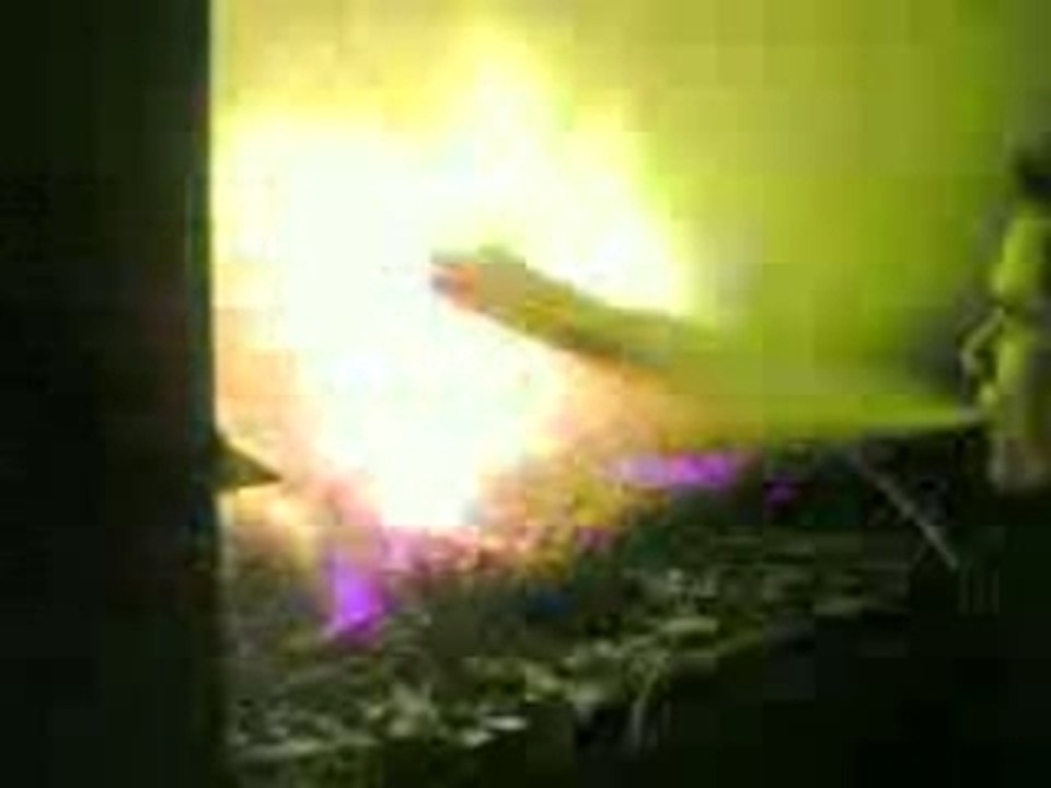 Absinthe on the fire