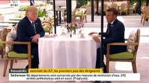 Spéciale G7 à Biarritz: Le déjeuner d'hier entre Donald Trump et Emmanuel Macron à l’Hôtel du Palais était-il vraiment 