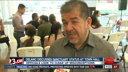 Delano town hall discusses new sanctuary status