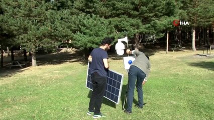 Baba ve çocukları, orman yangınını erken haber veren sistem geliştirdi