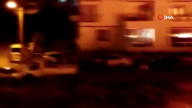 Aksaray’da düğün evinde havai fişek yangına neden oldu