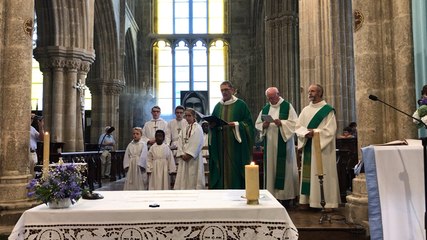 Dernière messe du Père Pierrick Jégonday à la collégiale