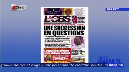 REPLAY - Revue de Presse - Pr : MAMADOU MOUHAMED NDIAYE - 09 Mai 2019