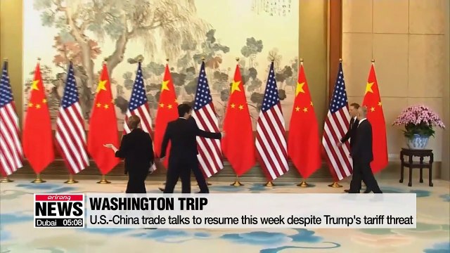 U.S.-China trade talks to resume despite Trump's tariff threat