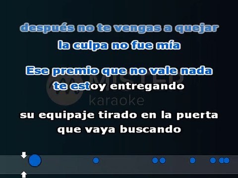 Ulises Bueno - Infiel (karaoke)