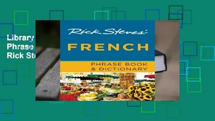 Library  Rick Steves' French Phrase Book & Dictionary - Rick Steves