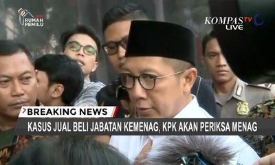KPK Periksa Menteri Agama terkait Suap Jabatan