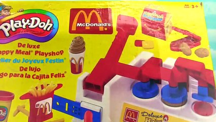 ALIVE  Eats McDonald's Happy Meal Pretend Play Doh Food