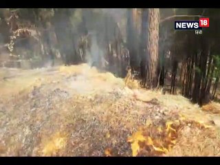 उत्तरकाशी के जंगलों में लगी भीषण आग, वन विभाग के फूले हांथ-पाव- fire in forests in uttarkashi