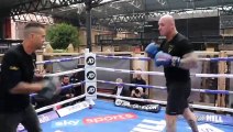 HARD HITTING HEAVYWEIGHT LUCAS BROWNE LOOKING TO NAIL DAVE ALLEN - HAMMERS PADS AHEAD OF CLASH