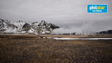 Iceland turns carbon dioxide to rock to clean the air