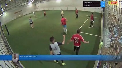 But de Stéphane  (4-3) - SOYEUX FC  Vs LA POSTE - 07/05/19 21:00 - LIGUE 4  - Poitiers Game Parc
