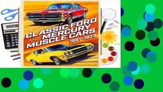 [NEW RELEASES]  The Complete Book of Classic Ford and Mercury Muscle Cars: 1961-1973 by Donald