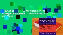 R.E.A.D Basic Maths for Nurses: Includes Dosage Calculations with Examples, Exercises and Mock