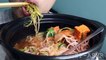 ASMR Vietnamese crab based soup noodle dish NO TALKING | STEVEN PHAN ASMR KING