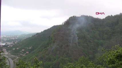 Giresun Yangında 10 Hektarlık Alan Zarar Gördü