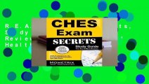 R.E.A.D CHES Exam Secrets, Study Guide: CHES Test Review for the Certified Health Education