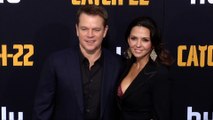 Matt Damon and Luciana Barroso 