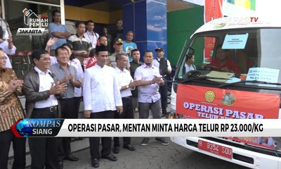 Operasi Pasar, Mentan Minta Harga Telur Rp 23.000 per Kg