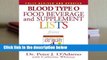 R.E.A.D Blood Type O Food, Beverage and Supplemental Lists (Food, Beverage and Supplement)