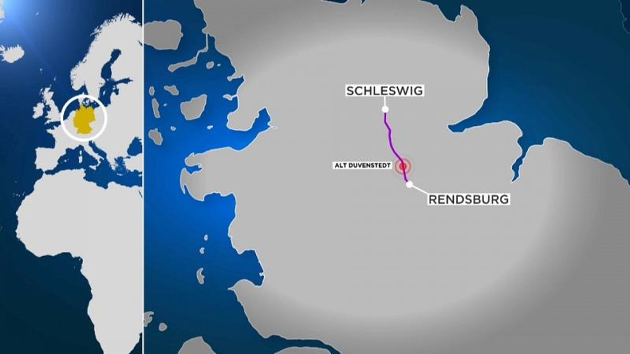 13 Verletzte nach Bahn-Unfall nahe Rendsburg