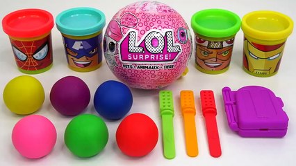 Ice Cream out of Play Doh Surprise Toys Pj Masks LOL Kinder Surprise Eggs
