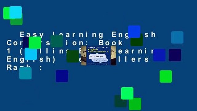 Easy Learning English Conversation: Book 1 (Collins Easy Learning English) Best Sellers Rank :