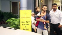 Loveyatri Actor Aayush Sharma with son Aahil spotted at Juhu